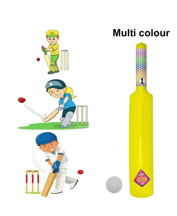 Plastic Cricket Bat Ball Set For Boys And Girls