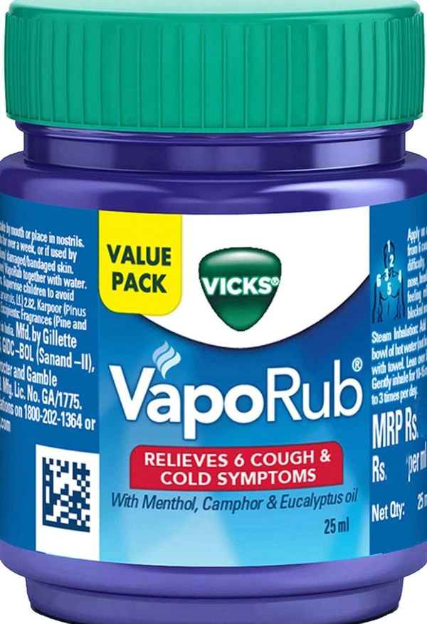Vicks Vapo Rub - 1 Piece, 25ml