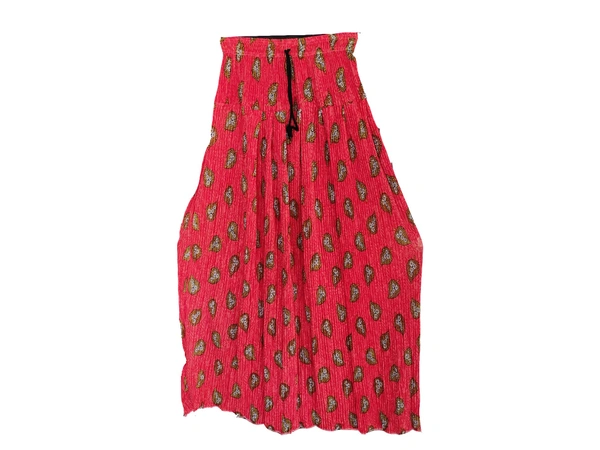 WOMENS LONG SKIRT - XL, RED