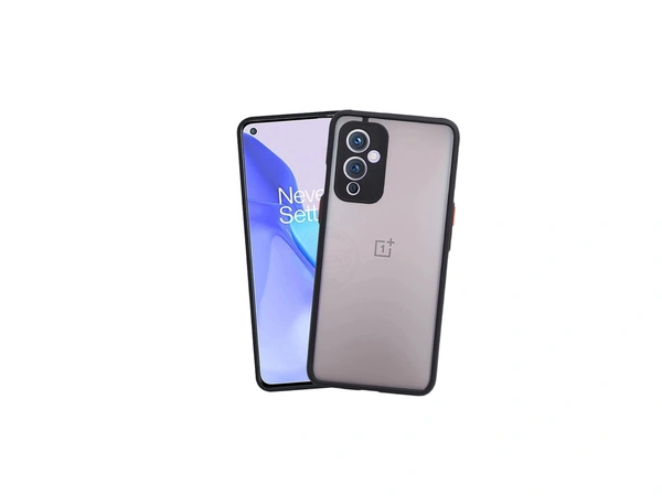 ONE PLUS 9 SMOKE BACK COVER - BLACK