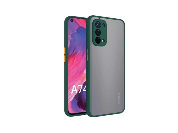 OPPO A74 5G SMOKE BACK COVER - BLACK