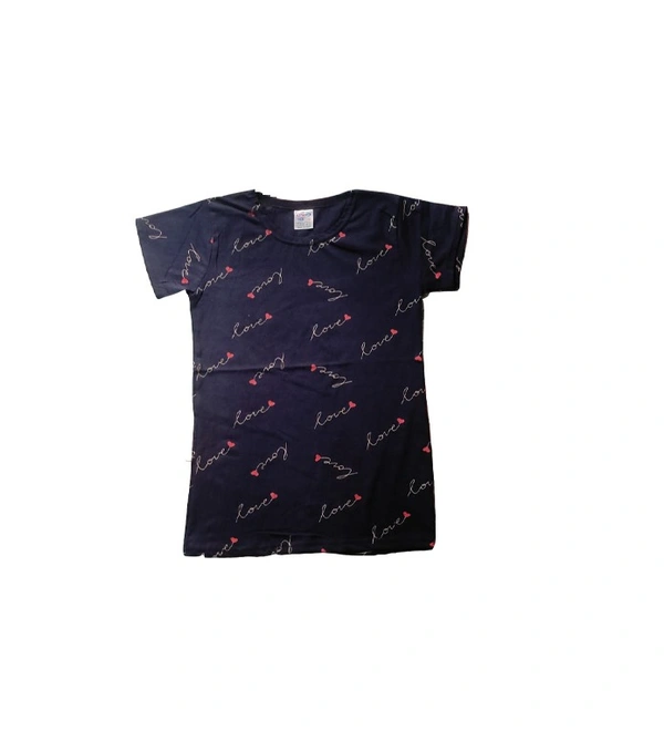 LADDIES T SHIRT XL - DARK BLUE