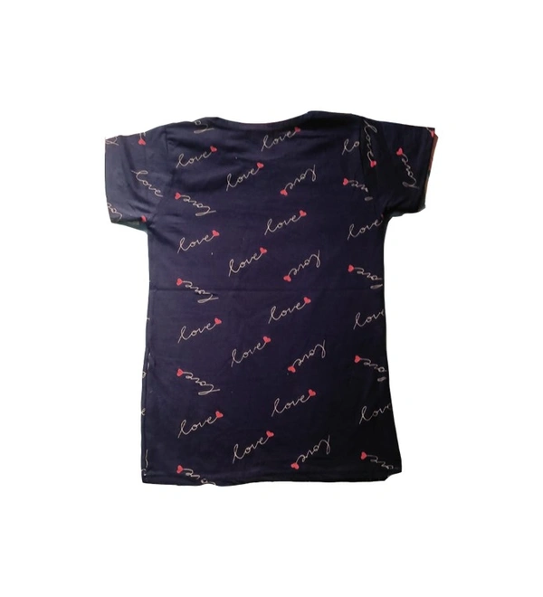 LADDIES T SHIRT XL - DARK BLUE