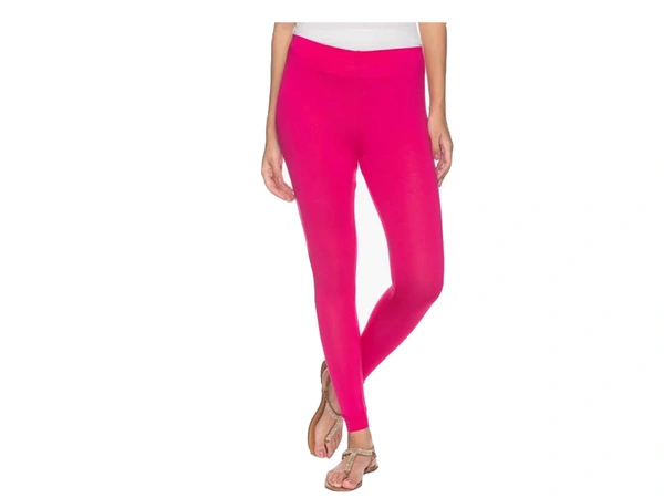 ANKLE LENGTH LADDIES LEGGINS XXL - PINK