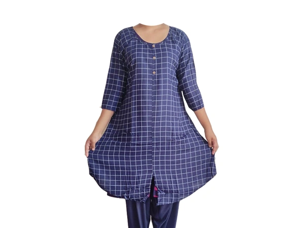 LADDIES TOP - XL, BLUE