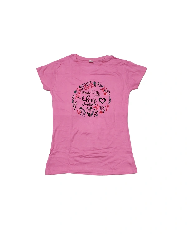 LADDIES T-SHIRT - XL, ROSE