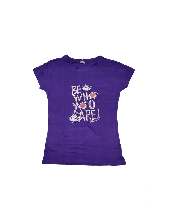 LADDIES T-SHIRT - XL, BLUE