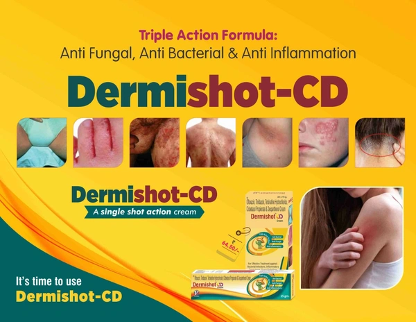 DERMISHOT -C/D CREAM - WHITE, 15 GM
