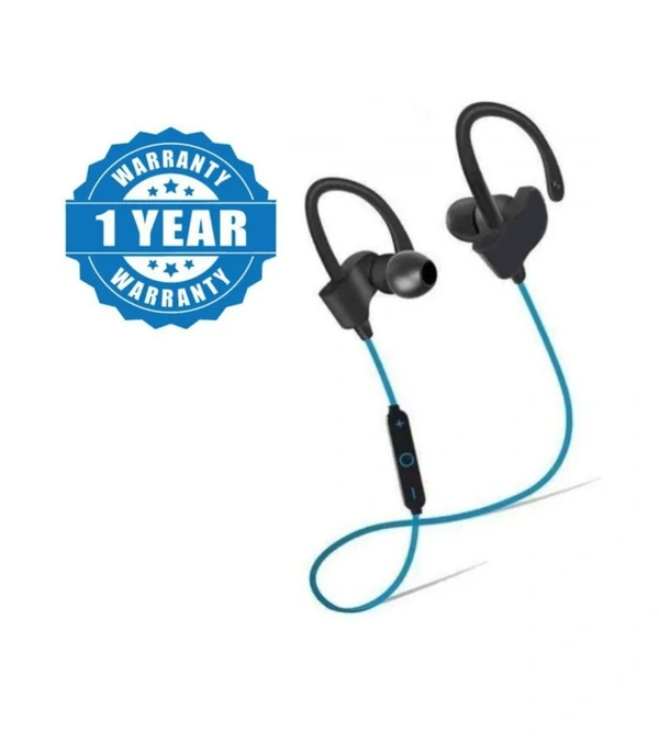 QC-10 Bluetooth Earphone Wireless Headphones for Mobile Phone Sports Stereo Jogger,Running,Gyming Bluetooth Headset Compatible with All Devices { Multicolour }