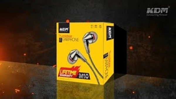 KDM M10 EARPHONE  - LIFE TIME WARRANTY 