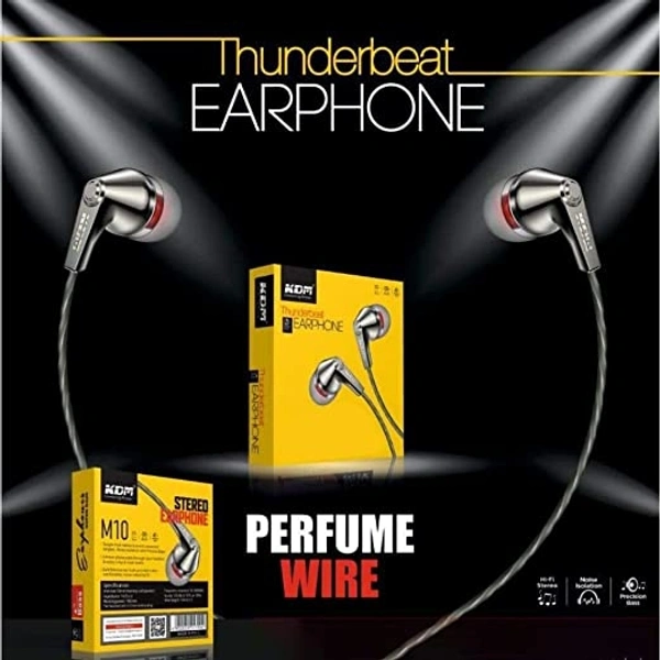 KDM M10 EARPHONE  - LIFE TIME WARRANTY 