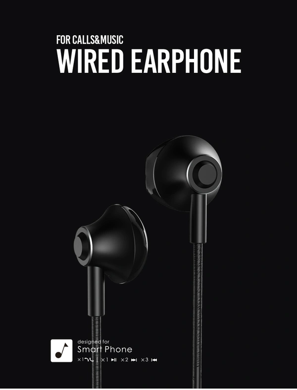 REMAX RM-711 EARPHONE  - 3 MONTHS WARRANTY