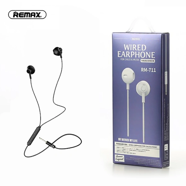 REMAX RM-711 EARPHONE  - 3 MONTHS WARRANTY