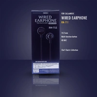 REMAX RM-711 EARPHONE  - 3 MONTHS WARRANTY