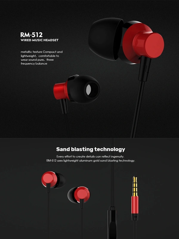 REMAX 512 HEADPHONE  - 3 MONTHS WARRANTY