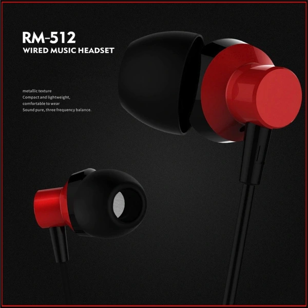 REMAX 512 HEADPHONE  - 3 MONTHS WARRANTY