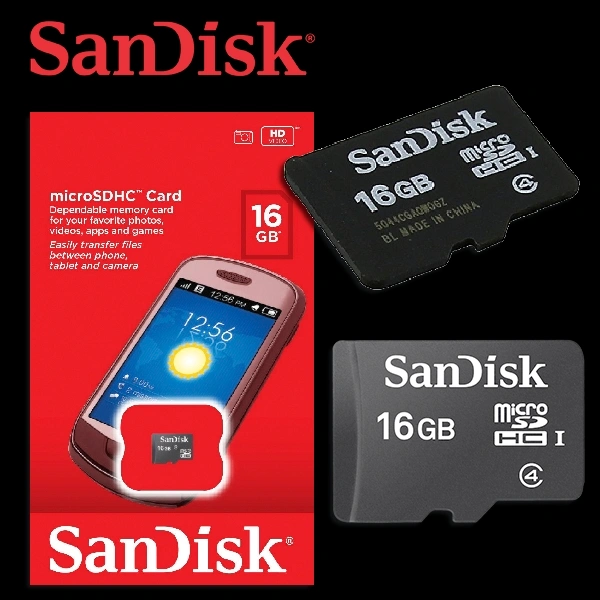 SANDISK 16 GB SD CARD