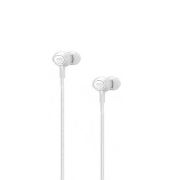 Xo  XO wired earphones S6 jack 3,5mm white - black, 6 MONTHS MOBICARE WARRANTY