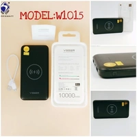 VEGER 10000MAH WIRELESS POWER BANK  - black, 3 MONTHS MOBICARE WARRANTY