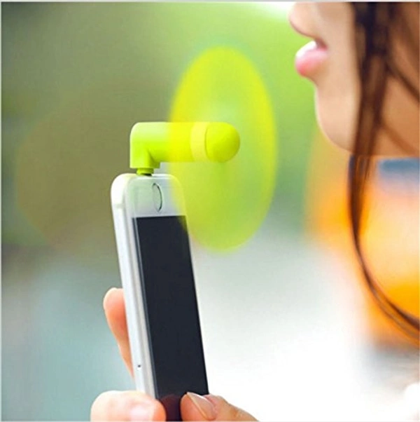 smars Mini Electric USB OTG Fan, Cooler for iPhone - ORANGE 