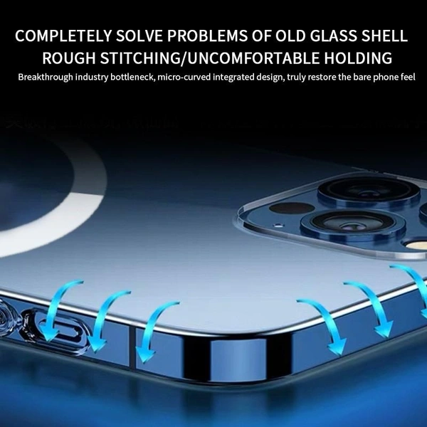 APPLE  Transparent Clear Shockproof Phone Case For IPhone 12&13series MagSafe Protective Cover - IPHONE 12 PRO MAX, CLEAR 