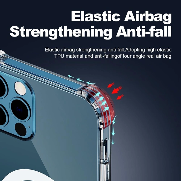 APPLE  Transparent Clear Shockproof Phone Case For IPhone 12&13series MagSafe Protective Cover - IPHONE 13 MINI, CLEAR 