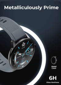 Foxin FOXIN FOXFIT PRIME SMART WATCH  - Phantom Black, 1 YEAR MOBICARE WARRANTY