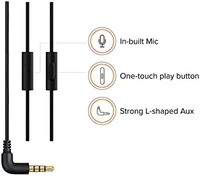 XIAOMI Xiaomi Mi Earphone Basic with Ultra Deep Bass & Aluminum Alloy Sound Chamber Wired in Ear Earphones with Mic (Blue)28%off - Blue, 6 Months Care Warranty