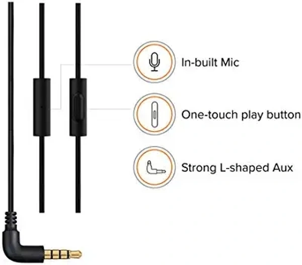 XIAOMI Xiaomi Mi Earphone Basic with Ultra Deep Bass & Aluminum Alloy Sound Chamber Wired in Ear Earphones with Mic (Blue)28%off - Blue, 6 Months Care Warranty