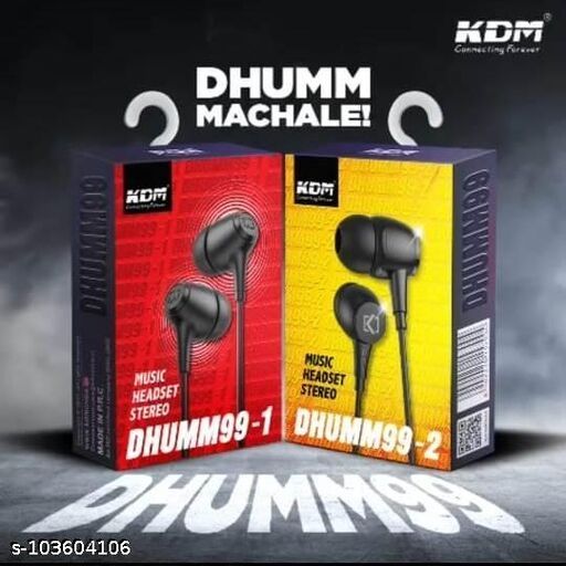 Kdm best sale stereo earphones