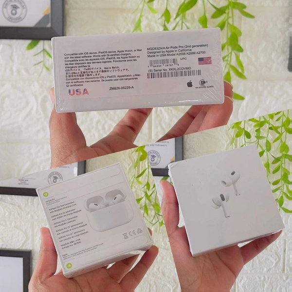 Premium Quality Wireless AirPods Pro-2 USA - White, AirPod Pro 2, No