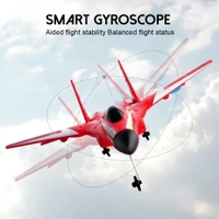 Su-27 RC Airplane,2.4GHz 2 Channel Remote Control Plane with Gyro Night Lights and 2 Batteries, Easy to Fly for Adults, Beginners and Kids