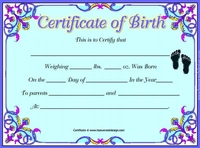 Birth Certificate - Within A 7 Working Days From The Date Of Registration. 