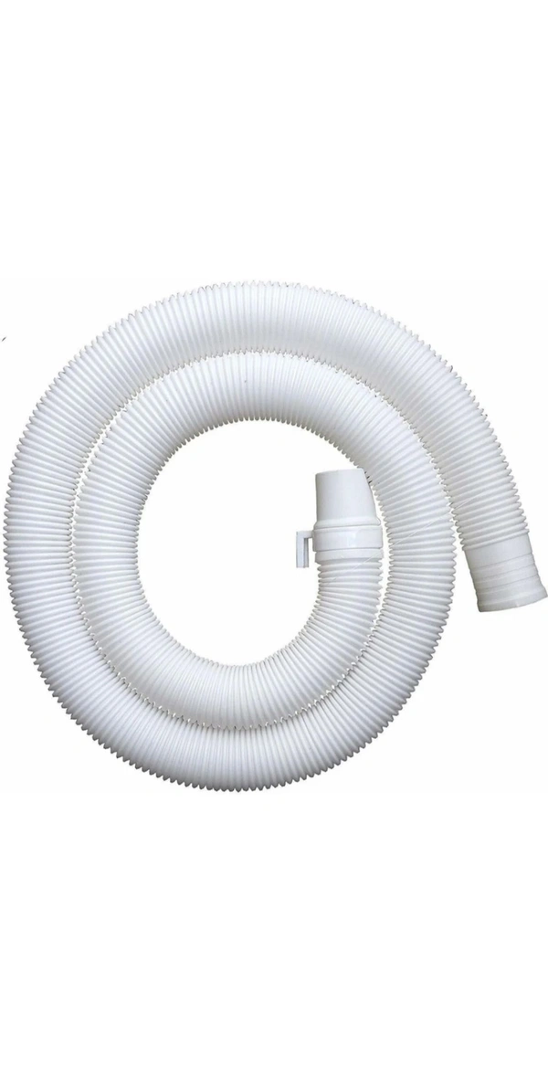 Washing Machine Outlet 3 Mtr Pipe  - White, 3 Mtr