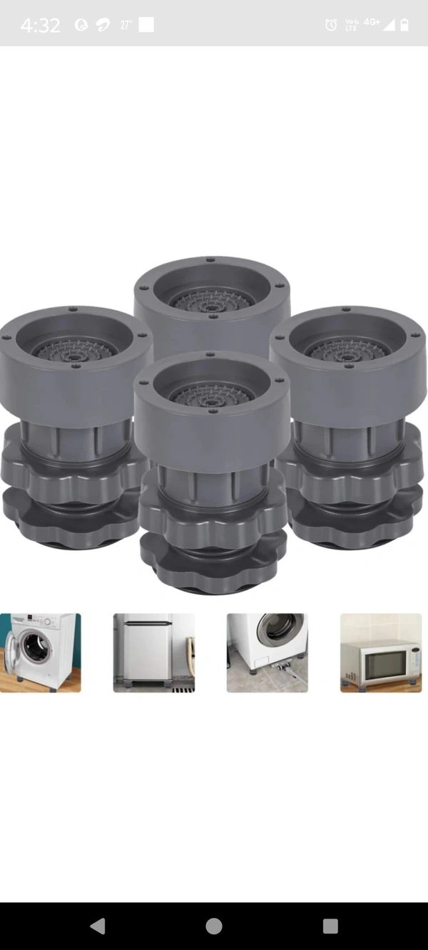 Anti Vibration Pads Medium  - Gray, Free