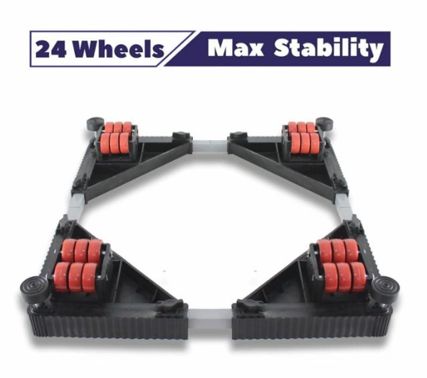 24 Wheels Washing Machine Stand Normal 12 Inch Height 