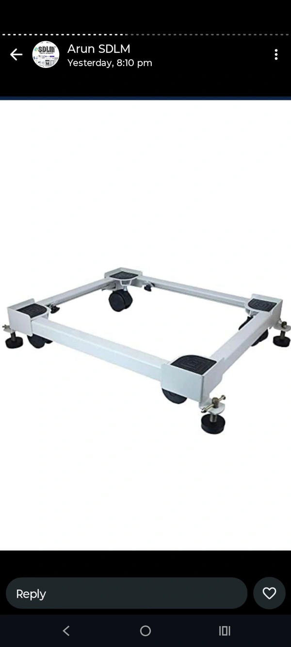 Metal Washing Machine Stand ( Adjustable) Heavy 