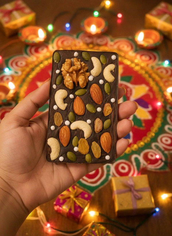 Diwali Gift Chocolate Bar (Home Made) 
