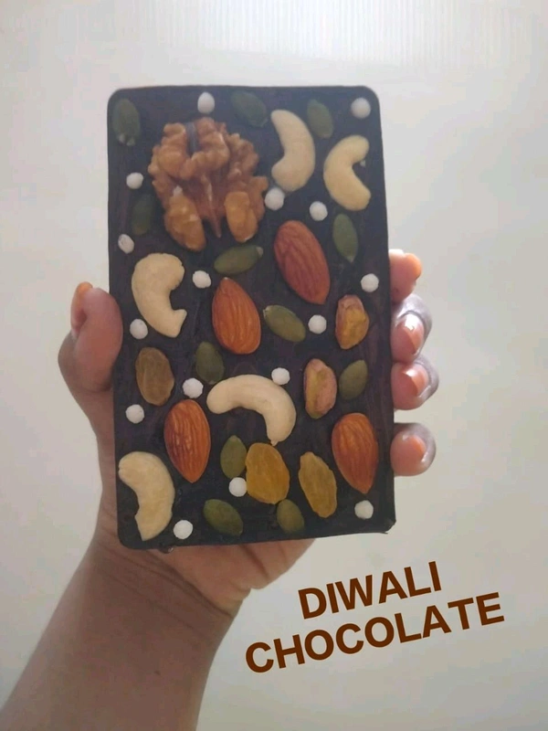 Diwali Gift Chocolate Bar (Home Made) 