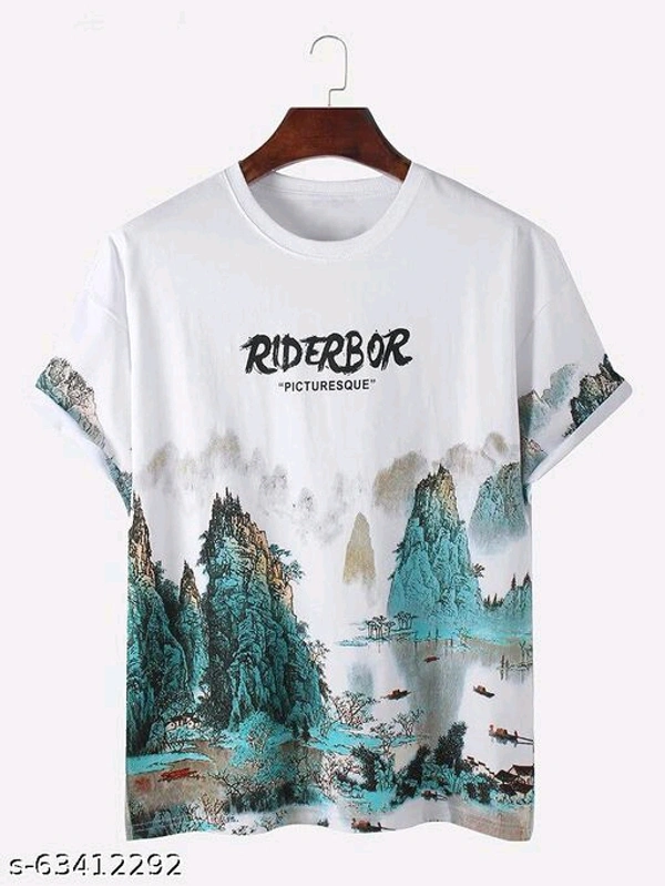Stylish Designer Men Tshirts - M