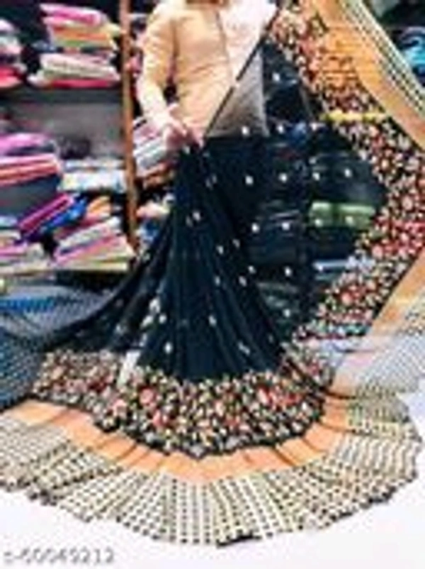  Mali Fancy Georgette Sarees - Free Shipping, Free Size