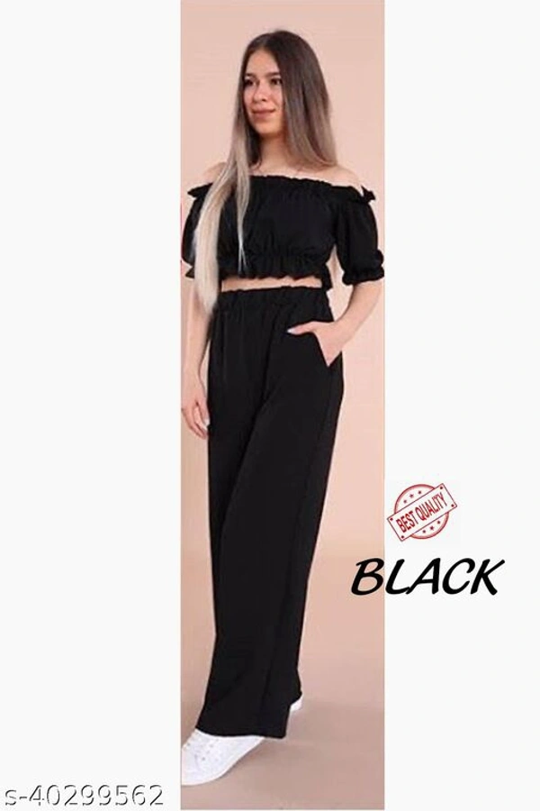 Classy Partywear Women Top & Bottom Sets - Free Shipping, S