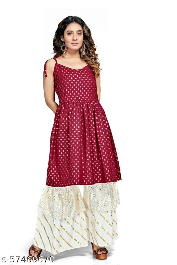 Aagam Graceful Women Kurta Sets - Free Shipping, M