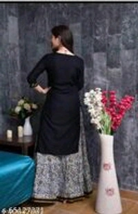 Perfect kurti with pent set  - Free Shipping, M