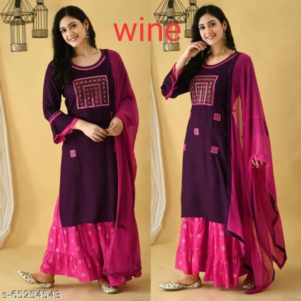 Adrika Graceful Women Dupatta Sets  - Free Shipping, L