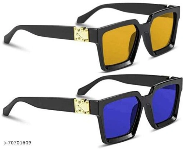 Casual Unique Men Sunglasses - Free Size