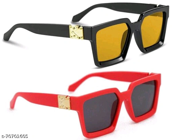 Online Mantra  Square Unisex Sunglasses - Free Shipping, Free Size