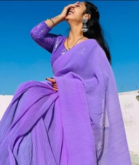 Trendy Fashionable Sarees - Free Shipping