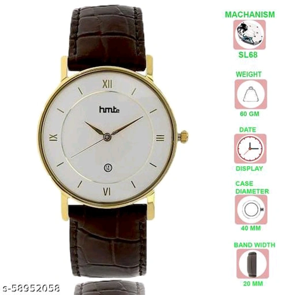 Classy Men Analog Watches - Free Shipping, Free Size