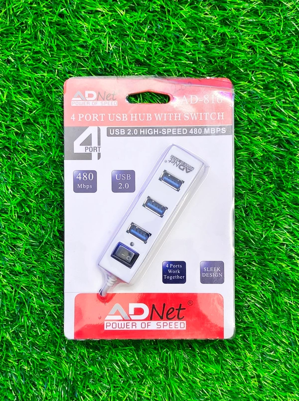 ADNet AD-816 4 Port USB Hub With Switch